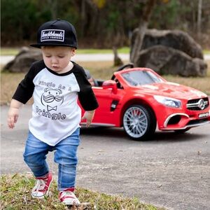 NWOT Toddler Knuckleheads Reformer Snapback Trucker Hat, Size M, Black